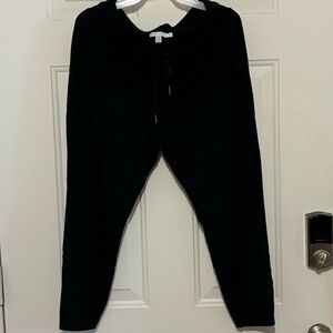 Threads 4 Thought Women's Black Cropped Drawstring Joggers